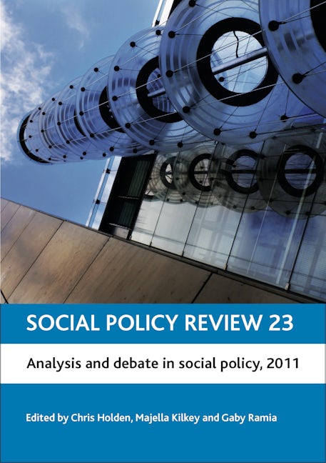 Book cover image for Social Policy Review 23 ISBN: 9781847428301